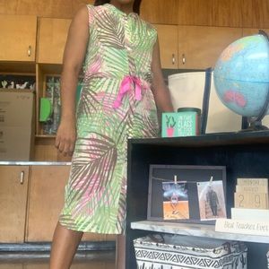 Lightweight linen spring/summer button down dress